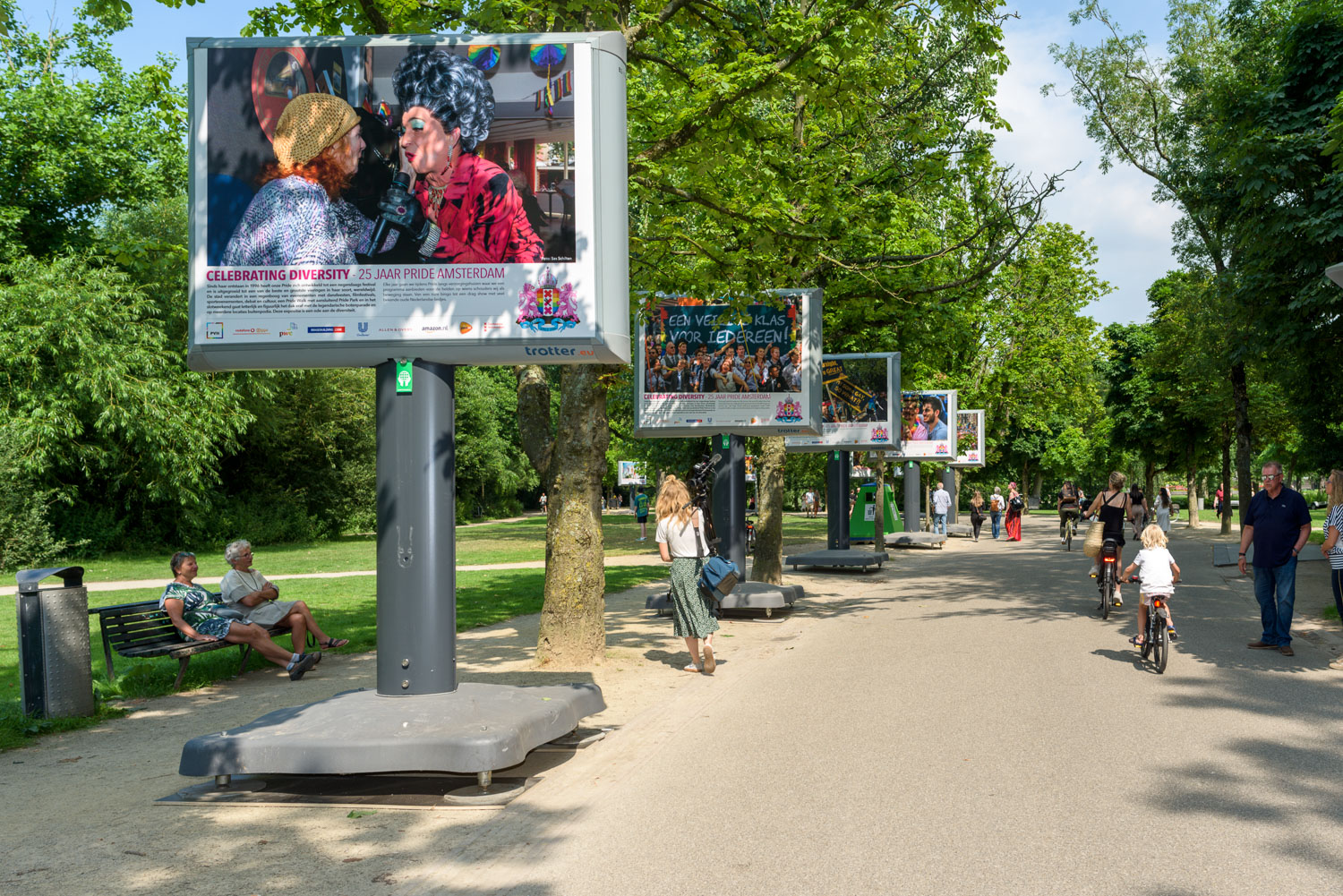 Proud to be part of Pride! 25 years Celebrating Diversity fotoexpositie in het Vondelpark