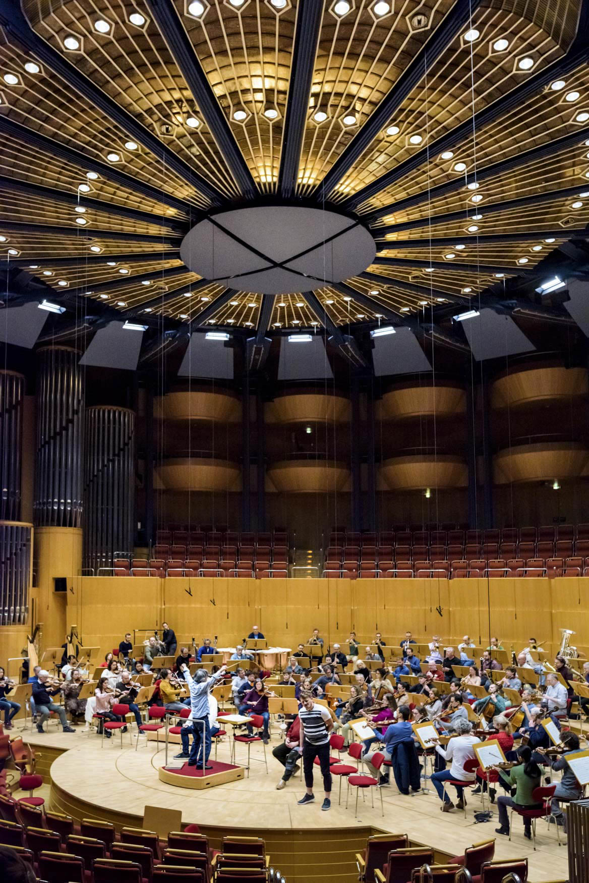 Dirigent Kent Nagano en Concerto Köln repeteren 'Das Rheingold' van Wagner | Sas Schilten fotografie