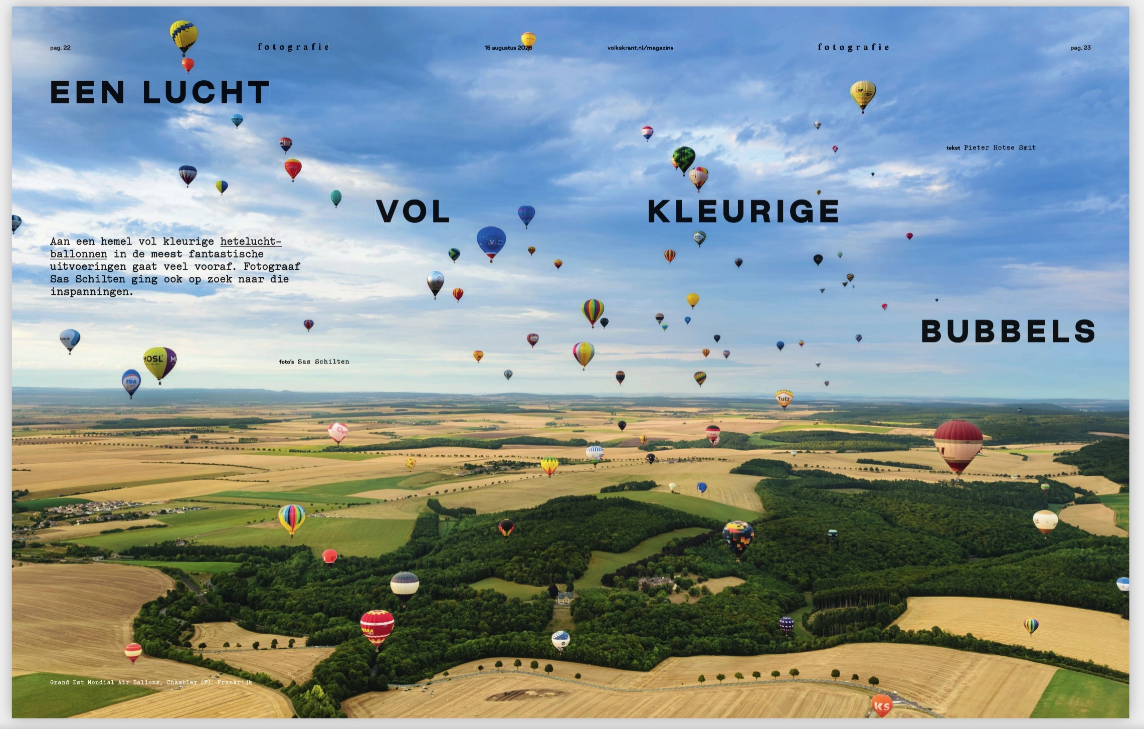 Luchtballonnen in het Volkskrant Magazine!